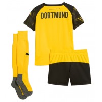 Borussia Dortmund Domáci Detský futbalový dres 2025-26 Krátky Rukáv (+ trenírky)